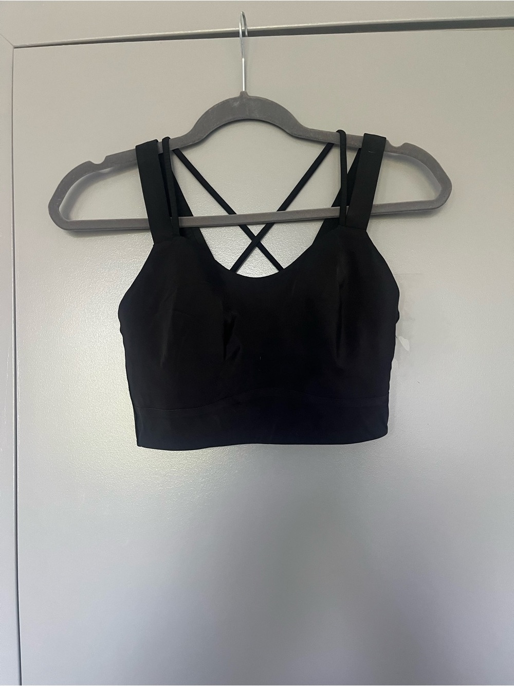 Lululemon Like A Cloud Longline Bra D/DD cup - Size 10 Black